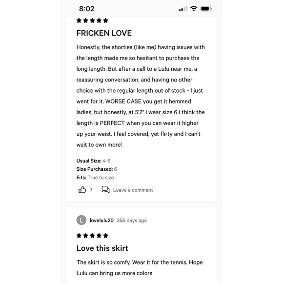 ❤️LULULEMON HIGH RISE COURT RIVAL SKIRT/SKORT TALL-MAUVE MULTI-10❤️ - Picture 14 of 16